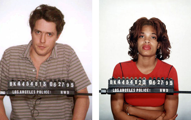 1995: Hugh Grant and Divine Brown